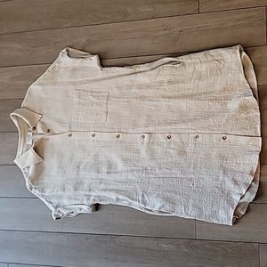 Bluivy button down dress size small